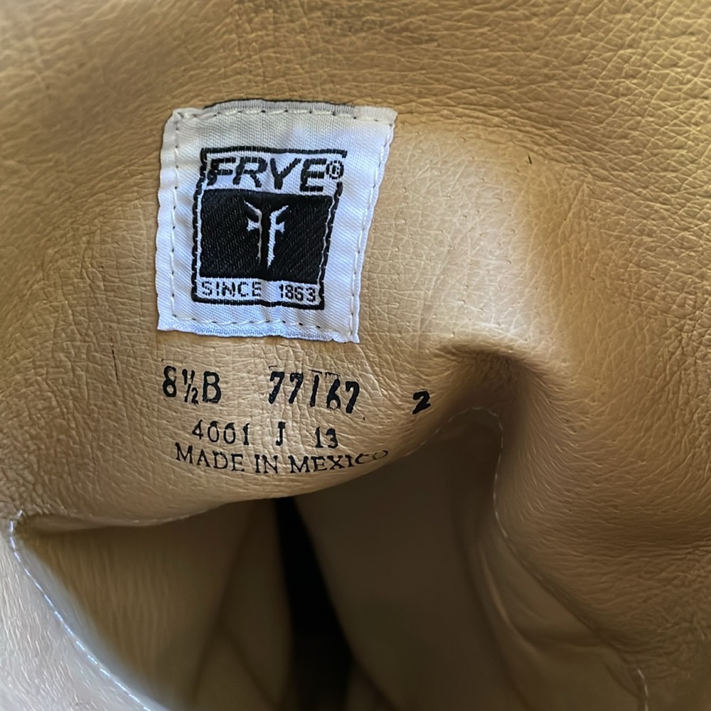 Frye Melissa Button Riding Cognac Leather Pull-On Boots - Picture 5 of 8